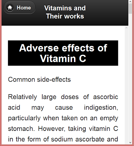 Vitamins and their Works