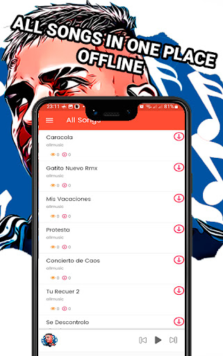 Callejero Fino Musica Lyrics Screen 3