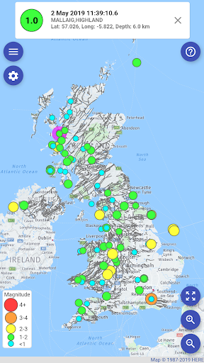 UK Earthquakes