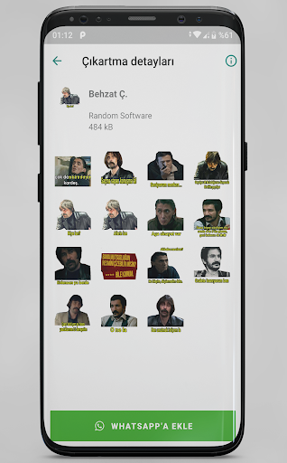 Türkçe Dizi Çıkartmaları Screen 3