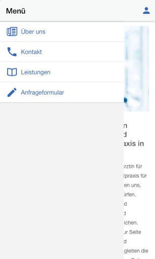 Android application Kinderarzt Praxis A. Kaufmann screenshort