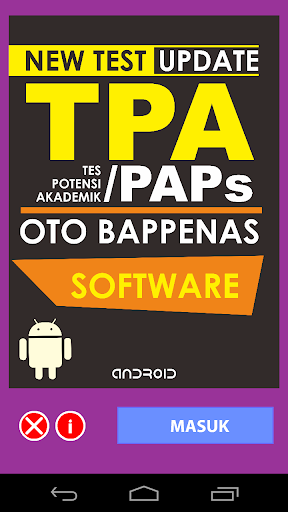 Android application TPA OTO BAPPENAS screenshort