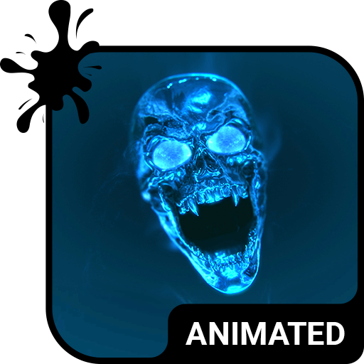 Flame Skull Keyboard Theme  Icon