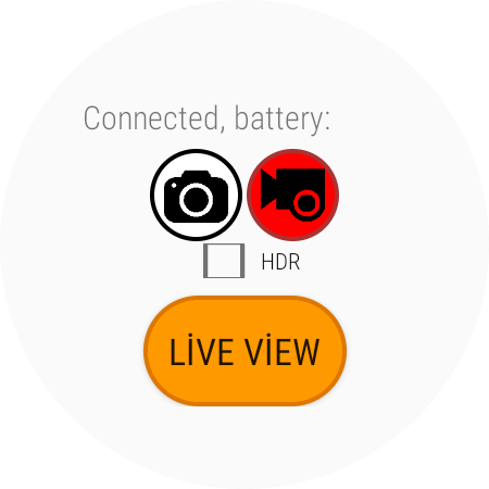 Android application Watch Control Pro for Insta360 screenshort