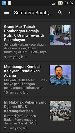 Berita Sumbar - Berita Minang Screen 2