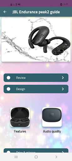 JBL Endurance peak2 guide Screen 2