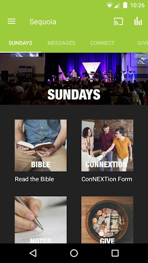 Android application Sequoia Church Ottawa screenshort