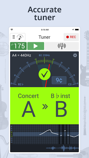Tuner & Metronome Varies with device screenshots 2