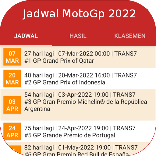 Jadwal motogp 2021 lengkap dengan jam tayang trans7 hari ini