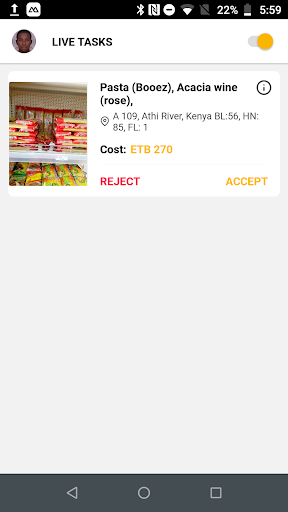 HellOODelivery Agent Screen 2