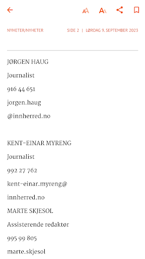 Innherred eAvis Screen 2