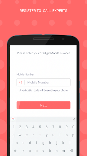 Android application CallMe4 - Phone Consultation screenshort