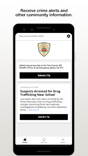 Android application Tate County Sheriff screenshort