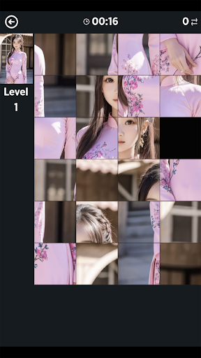 Android application Pretty Puzzle screenshort