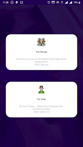 Android application Beep App screenshort