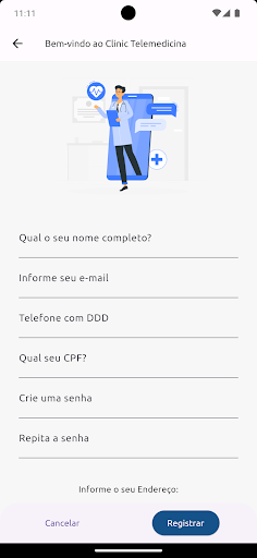 Clinic Telemedicina Screen 3