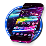 Neon Sparkle Line Theme icon