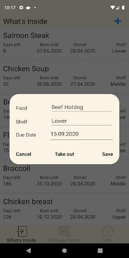 Whats Inside my Freezer Screen 2