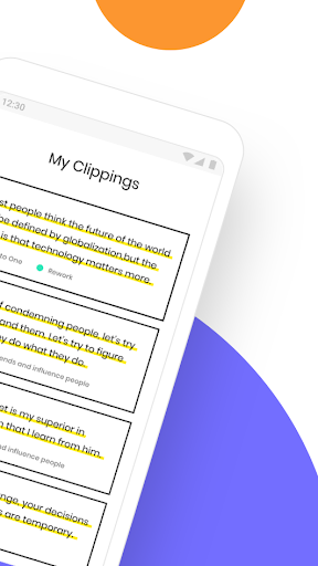 Clippit - Save Book Quotes Screen 2