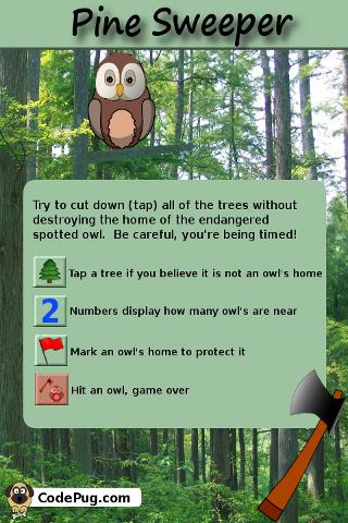 PineSweeper Screen 3