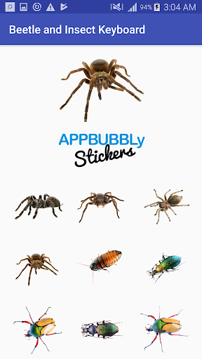 Beetle and Insects Stickers for Gboard