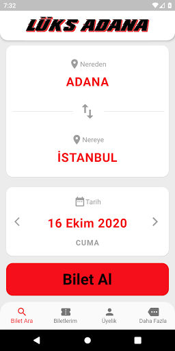 Android application Lüks Adana Seyahat screenshort