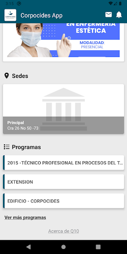 Corpocides App Screen 2