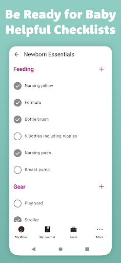 Screenshot of Pregnancy Tracker by Sprout
