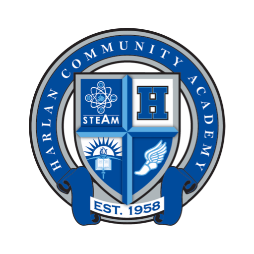 Harlan Community Academy logo
