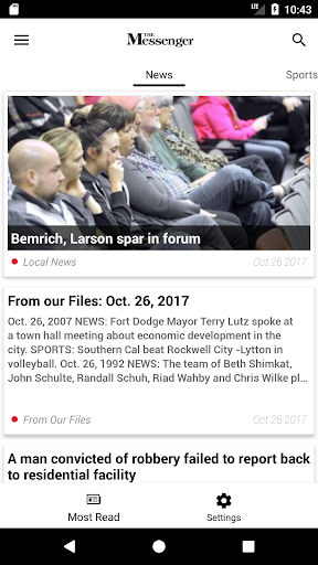 Android application The Messenger screenshort