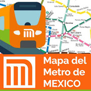 Mapa del Metro de México sin internet