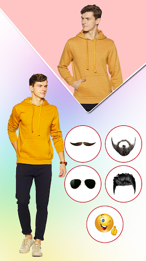 Men Sweatshirt - Photo Frames Screen 2