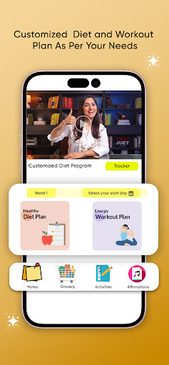 Android application IMWOW - Diet, Workout, Recipes screenshort