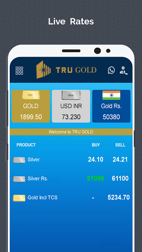 Android application Tru Gold screenshort