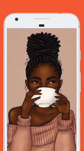 Black Girl Art Wallpaper Parallax