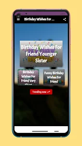 birthday wishes friend Sister