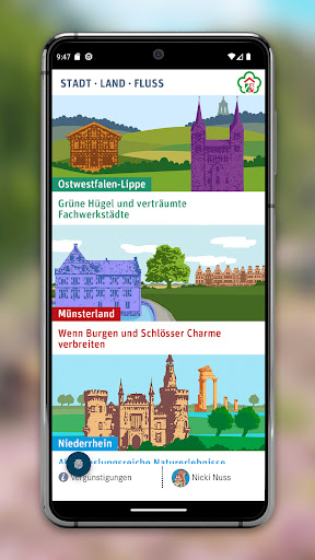 Android application Entdecke NRW screenshort