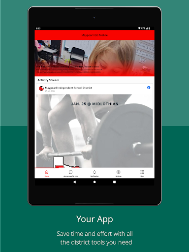 Android application Maypearl ISD screenshort