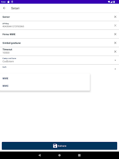 ADDCONT Inventar SFA ZEBRA Screen 2