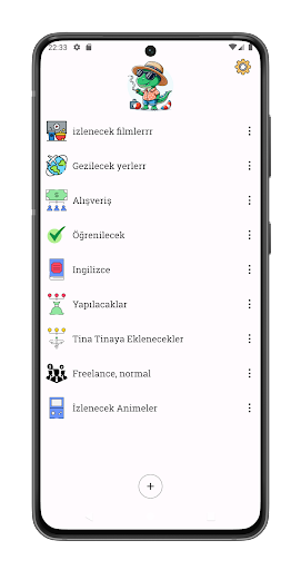 Android application Tina Tina Pro screenshort