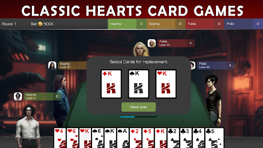 Hearts Online - Card Games