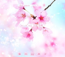 screenshot of Lovely Theme-Cherry Blossoms-