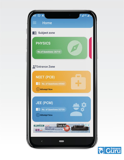 Android application Entrance Guru screenshort