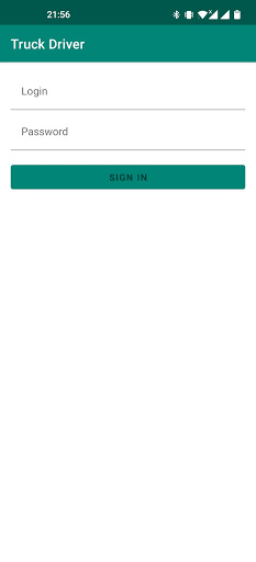 Android application TruckDriver screenshort