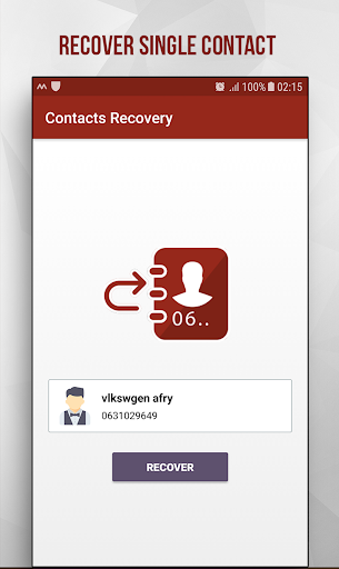 Recover Deleted Contacts