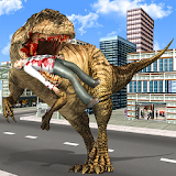 Angry Dinosaur Simulator: Wild Dino City Attack icon