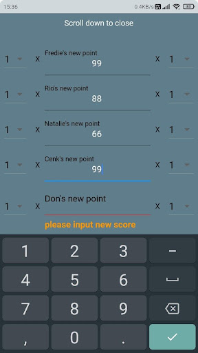 Yancı : Score Counter app for  Screenshot 3 - AppWisp.com
