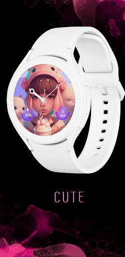 Kawaii Watch Face Screen 2