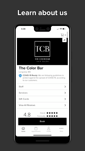 The Color Bar Hair Salon Screen 3