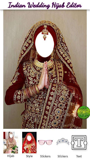 Android application Indian Wedding Hijab Editor screenshort